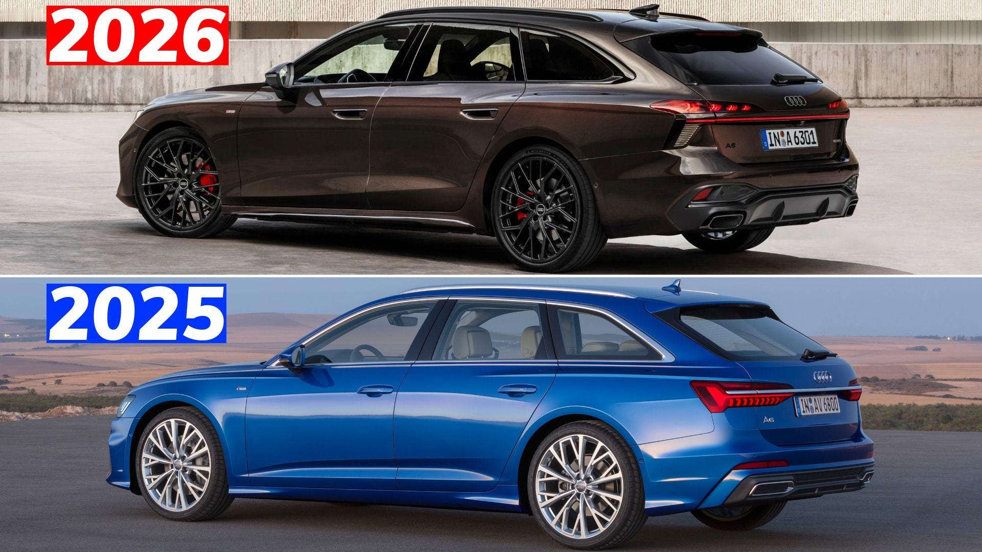 对比一下现款和全新A6 Avant，你觉得谁更好看？ ​​​