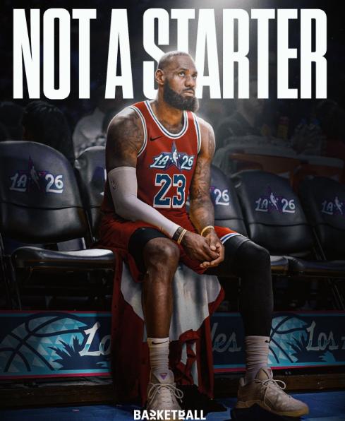 自作自受，詹姆斯亲自毁掉了自己全明星首发!

詹姆斯连续21年入选全明星首发的纪