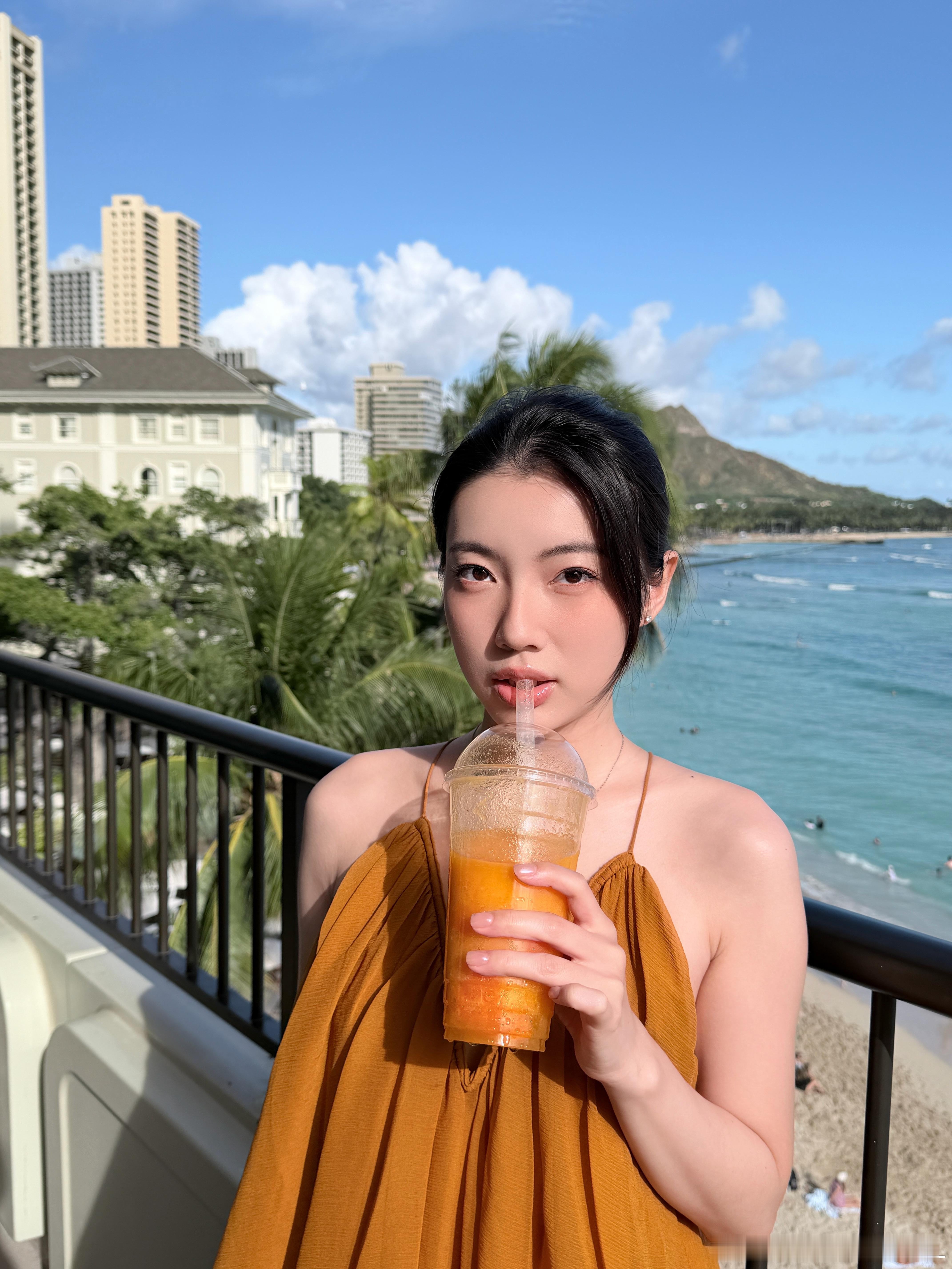 早安大家 美国·Hawaii wakiki bayUSA