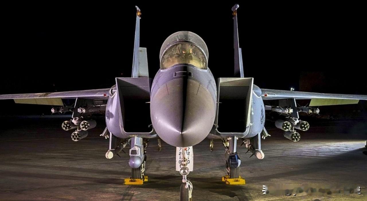 这架F-15E“攻击鹰”战机可谓是武装到了牙齿！
    其挂载了6台LAU-1
