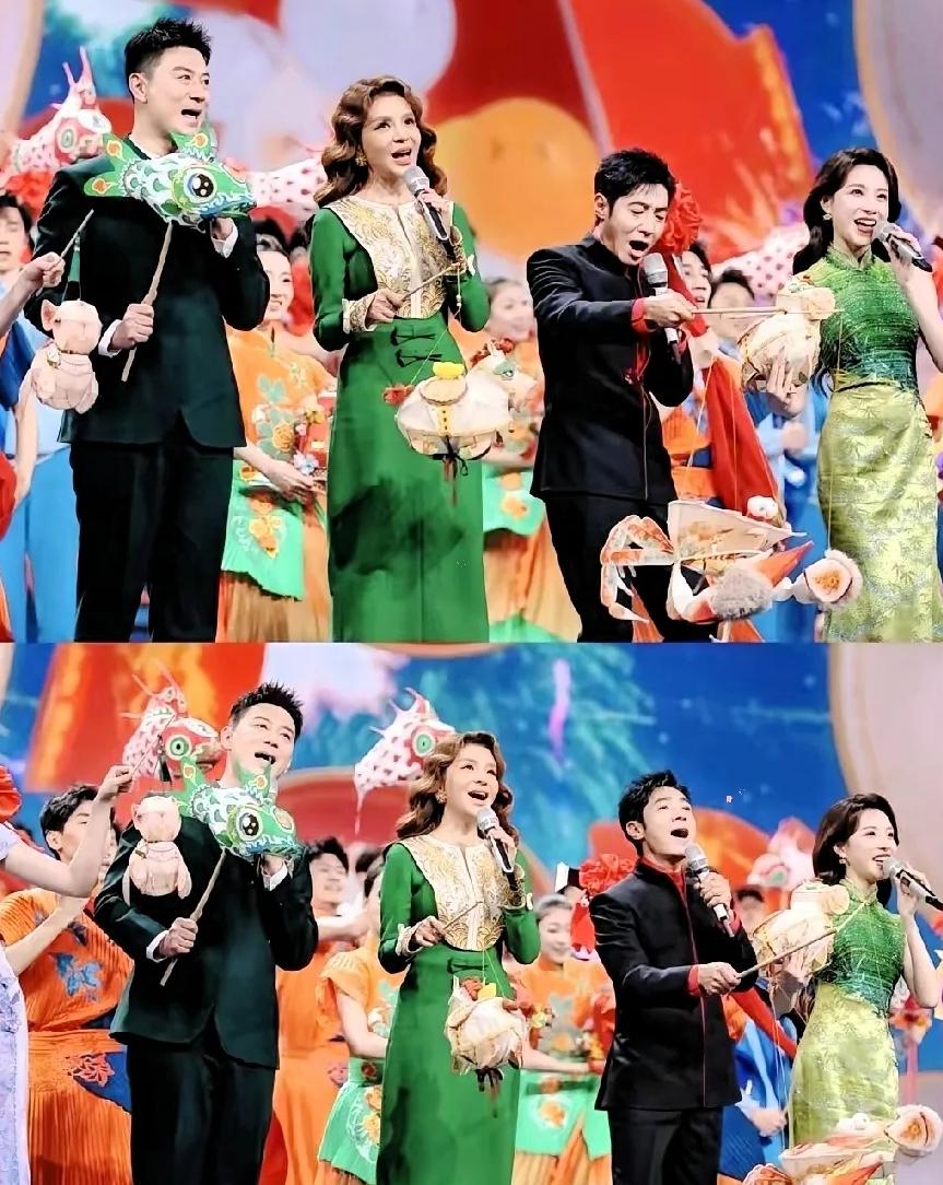 央视元宵晚会这操作太绝了！
刚看到节目单时我直挠头，
让撒贝宁、朱迅这些"国脸"