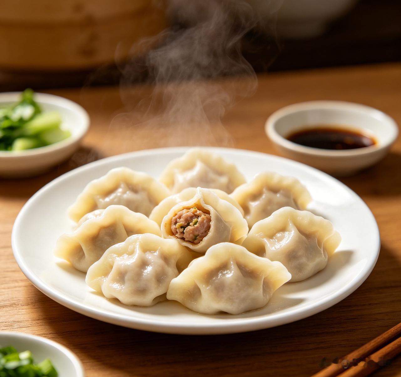 1. 猪肉末加姜末、生抽、蚝油、盐、香油，分次打水，朝一个方向搅匀上劲，腌10分