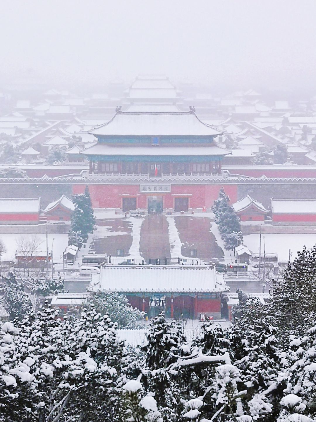 一下雪，故宫就变成了紫禁城