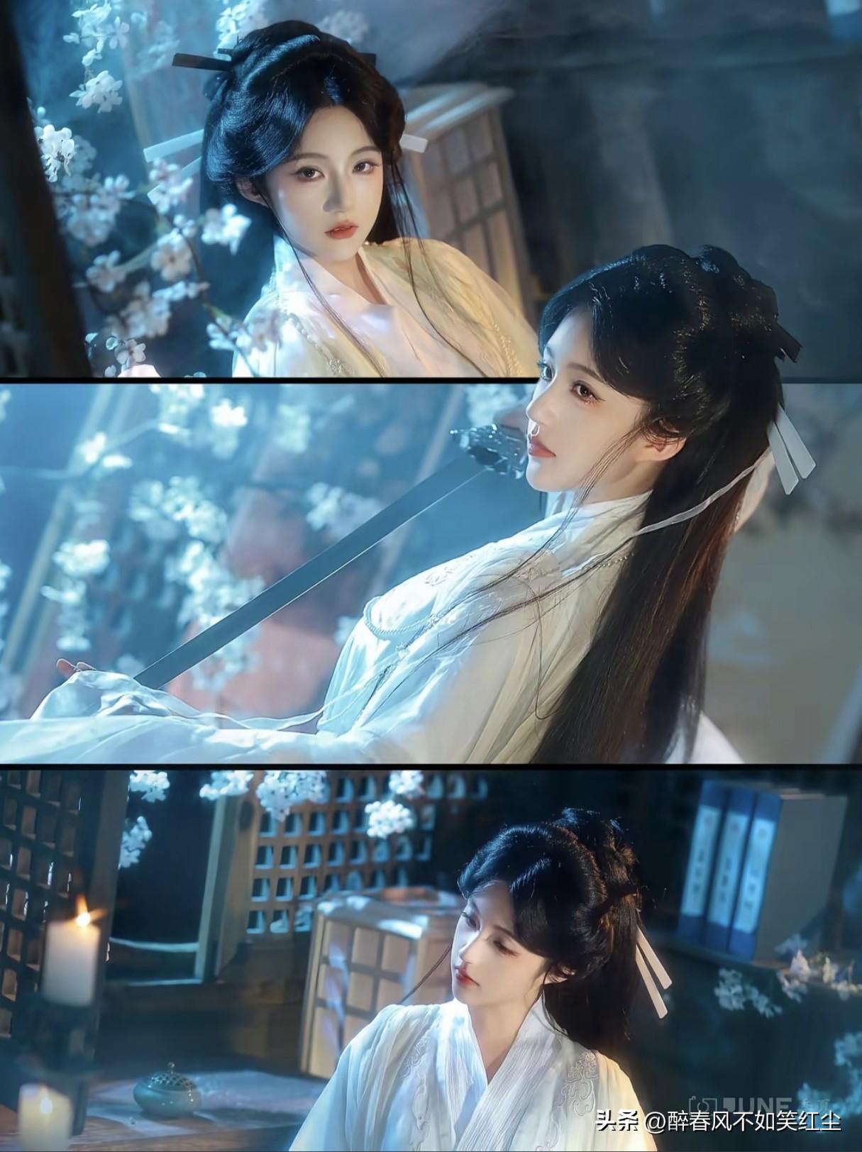 穿越时空的古典美人，韵味十足的古风之美古典温婉美女 古典汉服美人 高颜值古风女神