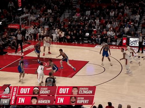 杨瀚森扣篮得分！