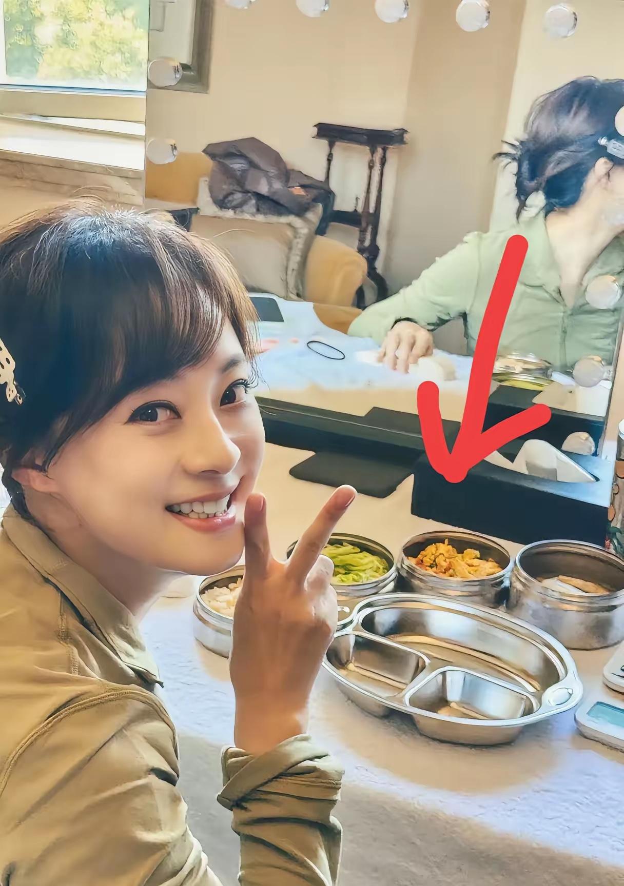 孙俪太漂亮了，请问一下她吃的是什么菜