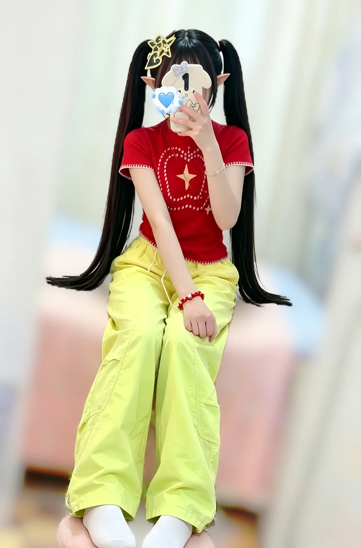 甜妹 ai柔顺头发 ai ootd穿搭 正常穿搭
