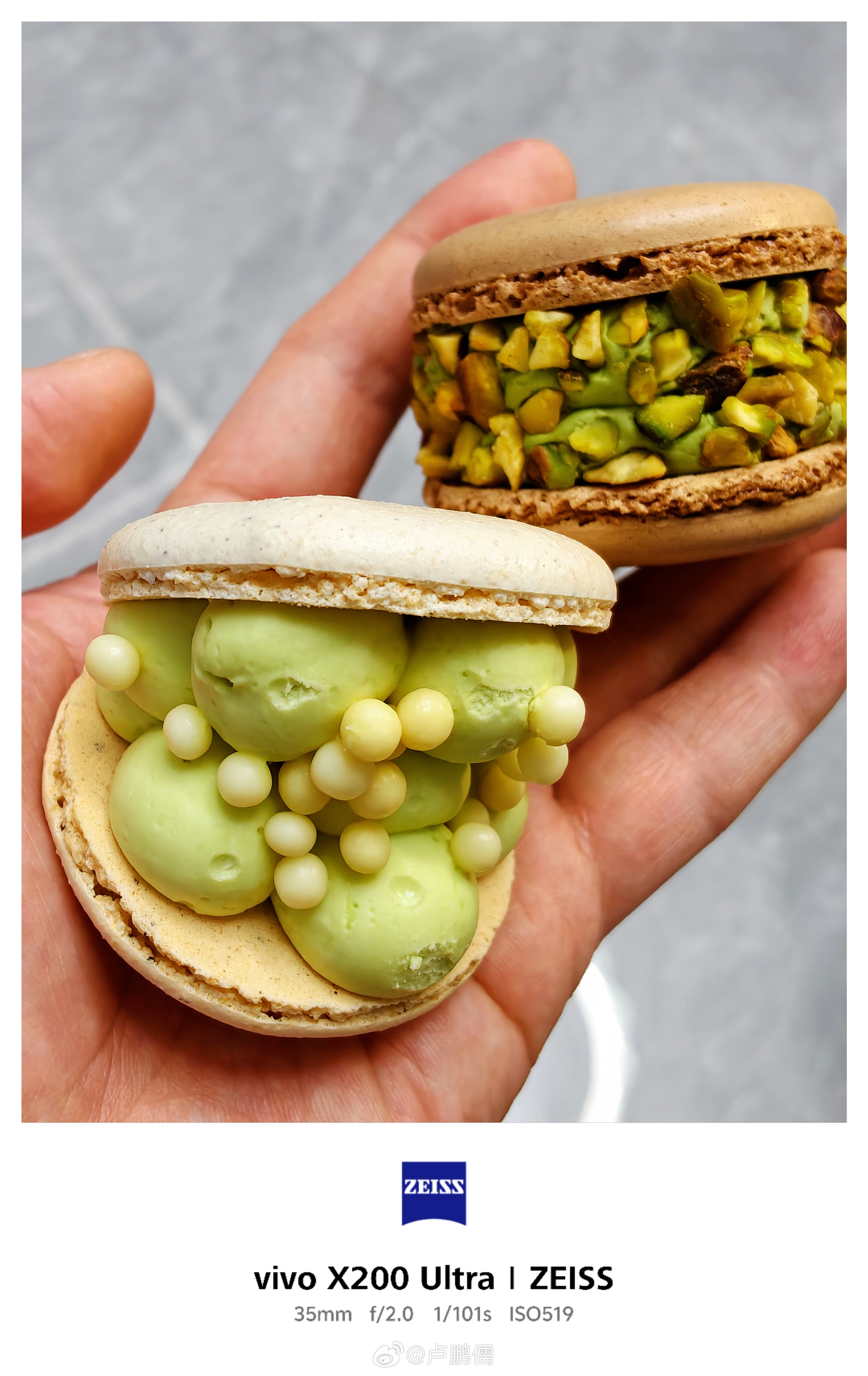 这一小颗25块，心微微滴血……但架不住它真的是我吃过最好吃的马卡龙啊vivo逛吃