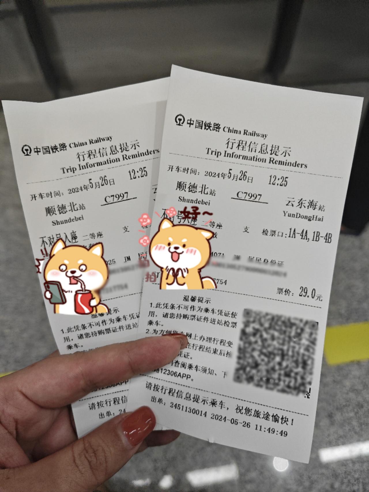 原来大湾区的“地铁”票长这样，今天通车，乘客人手一枝花。

就是票价太贵了，从云