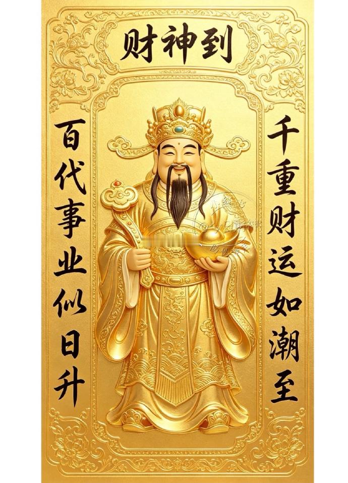 财神到你家，快来接财神回家吧 