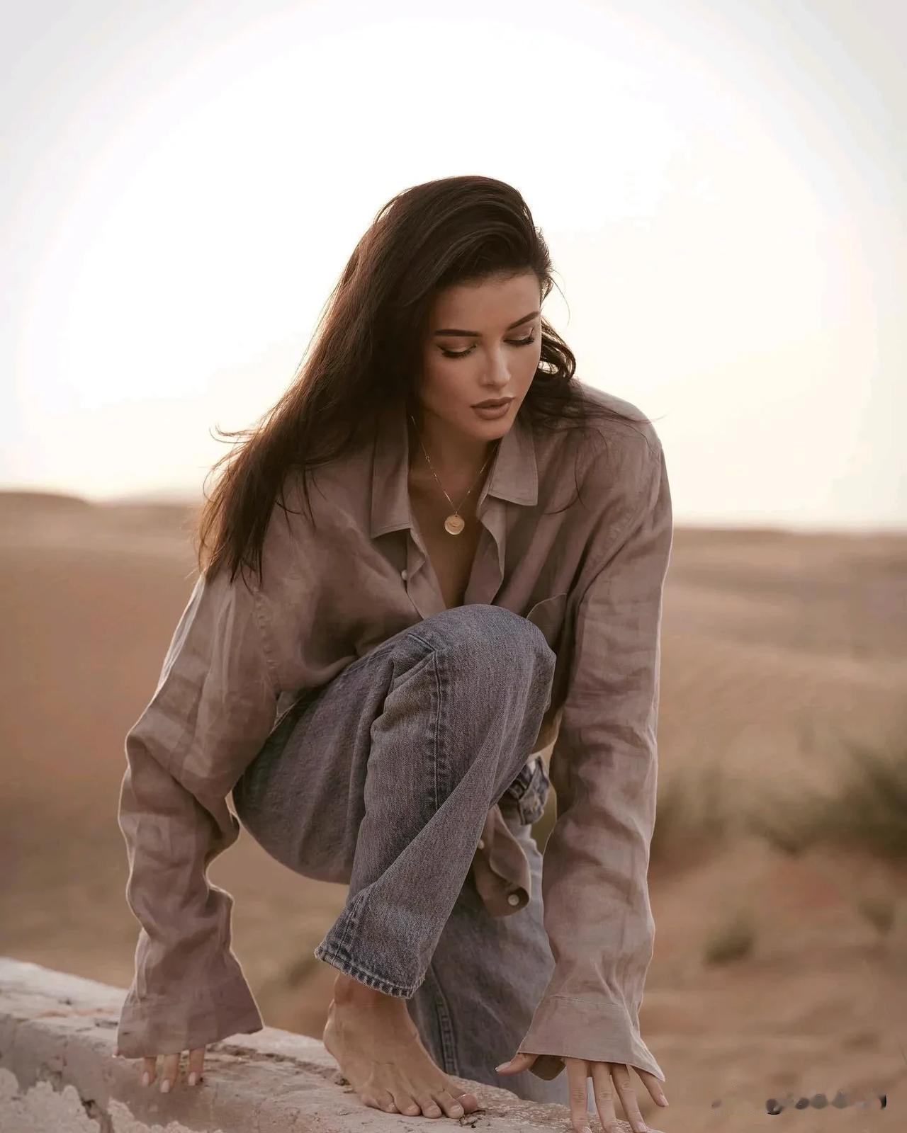 秋天的沙漠🏜#美#
