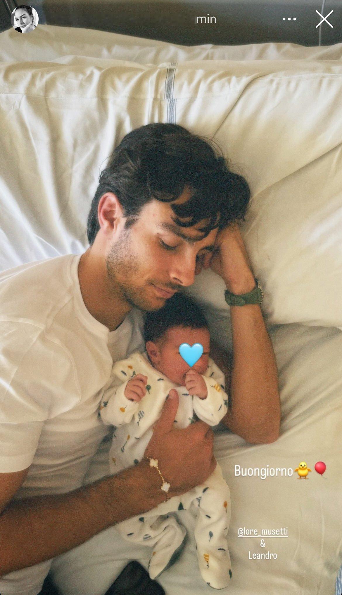 网坛风云 穆塞蒂晒二胎 