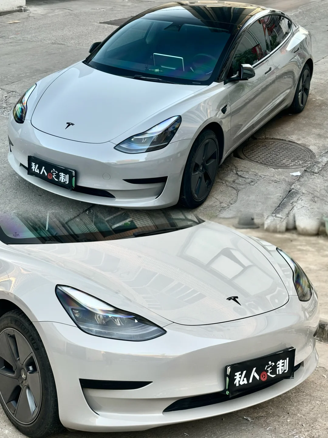 特斯拉Model3|亚灰这个颜色太出片了