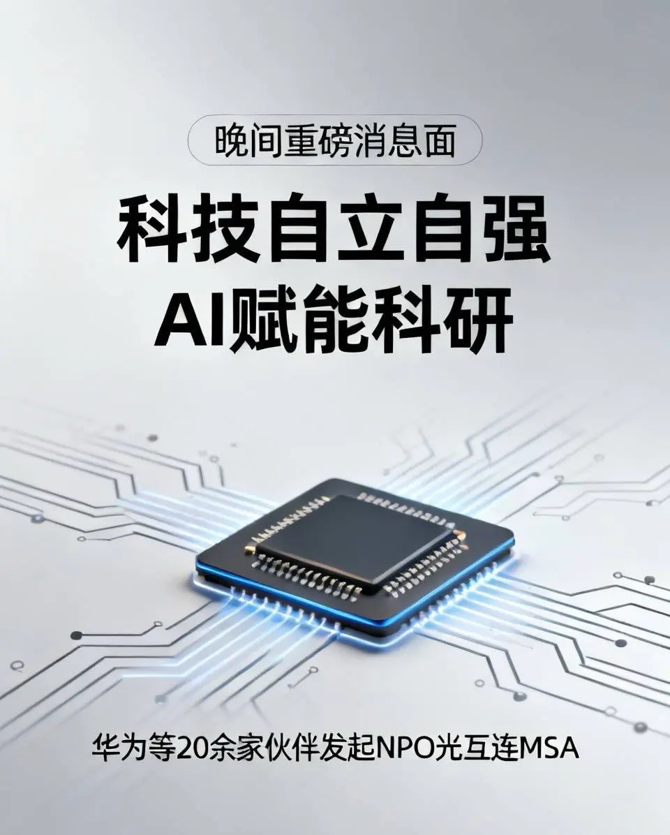 关注晚间重磅消息面：一是全力抓好关于科技事业各项部署的落实 ，加快推进高水平科技