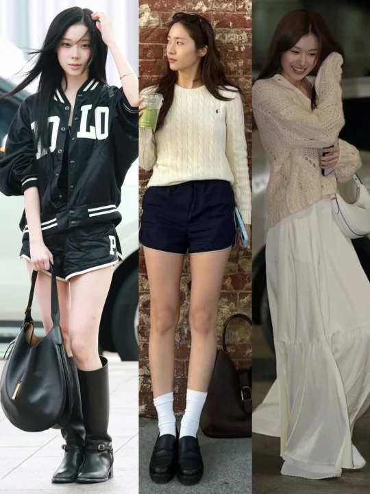 Winter、郑秀晶、Sana街拍穿搭，时髦美丽！