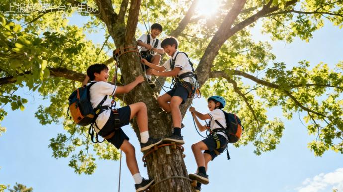 上海交大爬树课爆火：4000元装备背后，是教育最该有的样子！
 
看到上海交大的