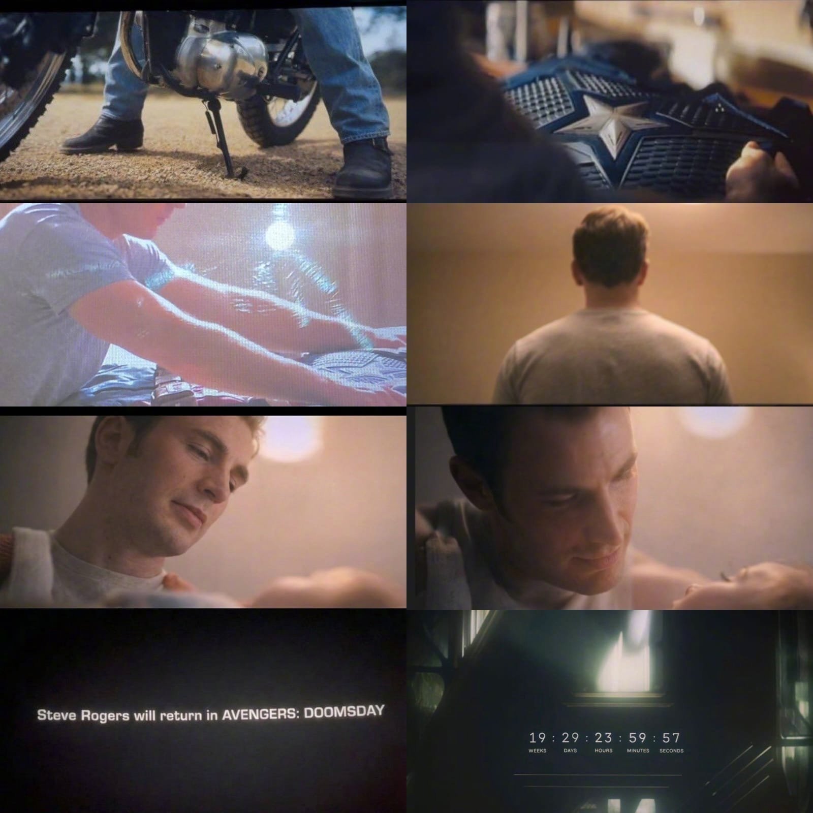 克里斯埃文斯确认回归复联5 基本可以确认《复仇者联盟5》4支贴片预告的内容🌟第