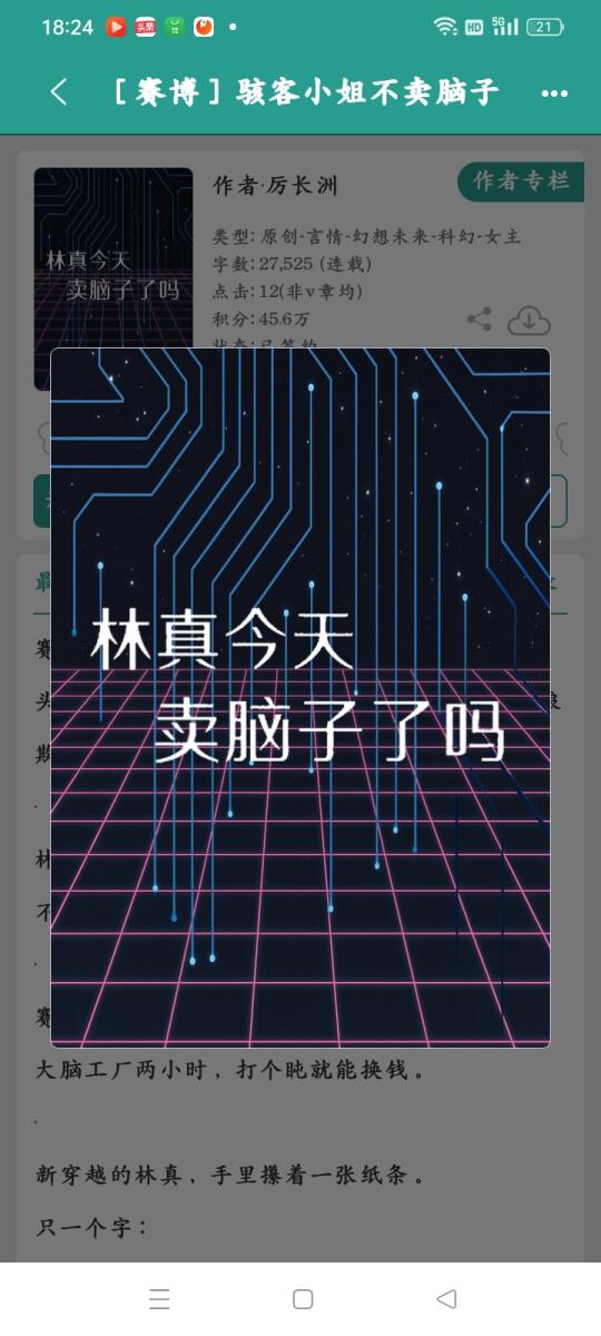 赛博朋克，反乌托邦，大女主爽文！超带感