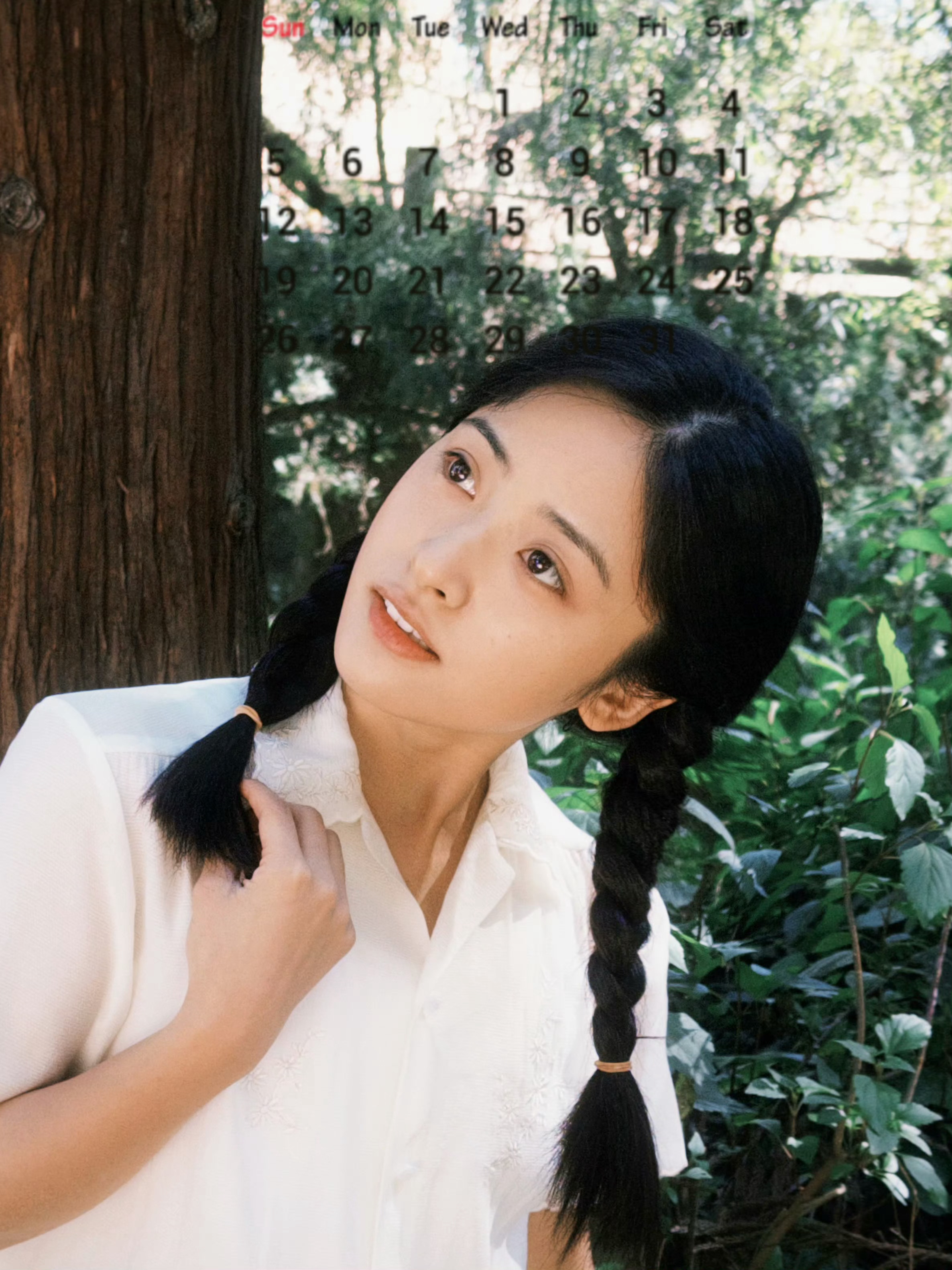 这张完全老式挂历上的美女一枚 