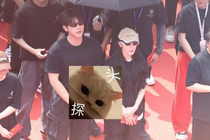 #迪丽热巴陈飞宇片场同框路透#迪丽热巴、陈飞宇主演的电视剧《慕胥辞》终于开机了啊