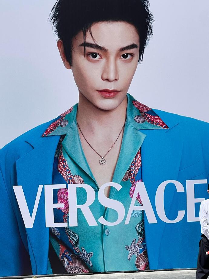 丁禹兮范思哲排面 丁禹兮的巨幅大屏 丁禹兮的巨幅大屏，谁懂啊我一整个有被小丁的帅