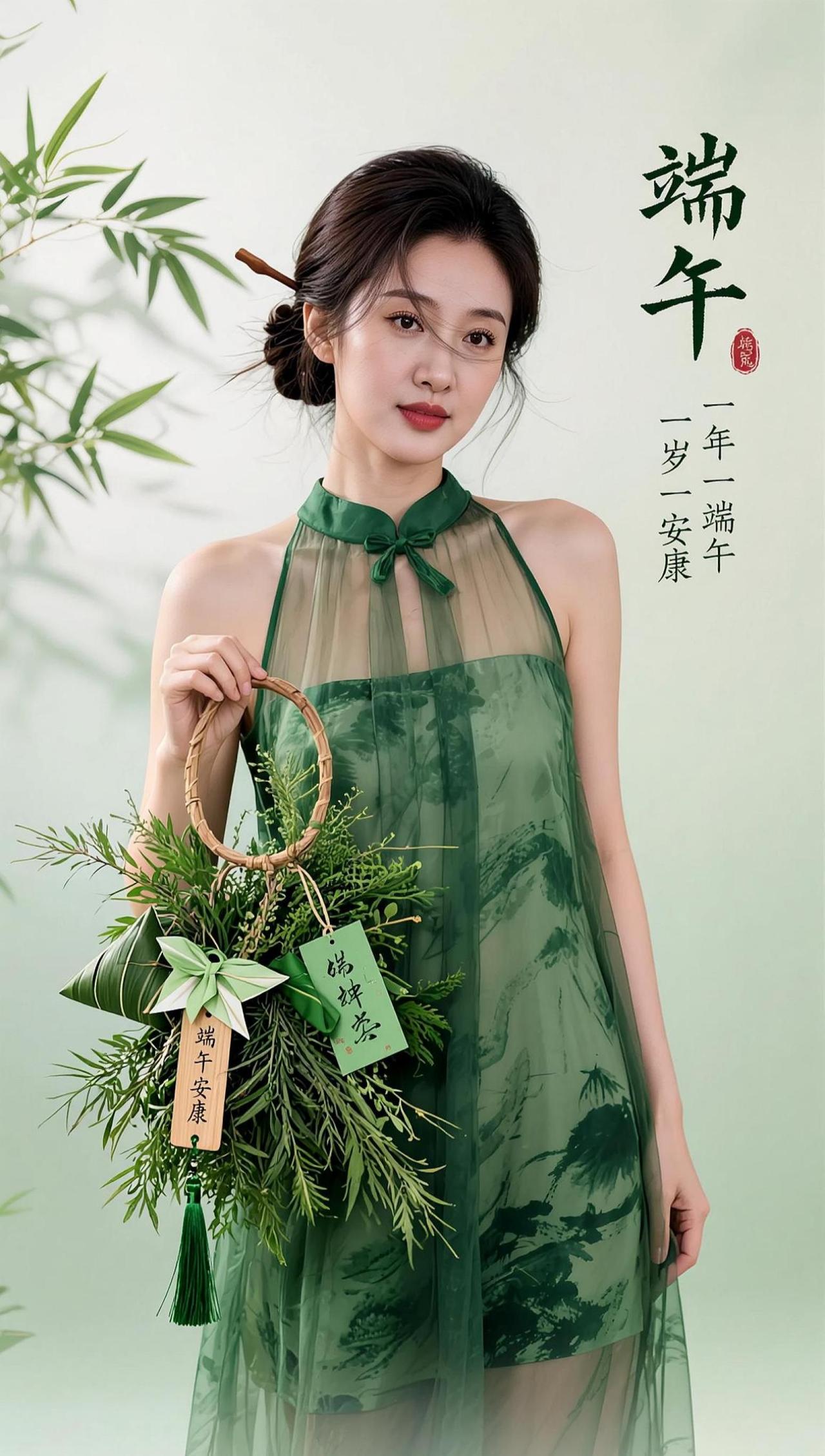 AI端午清新写真 抖音ai创作