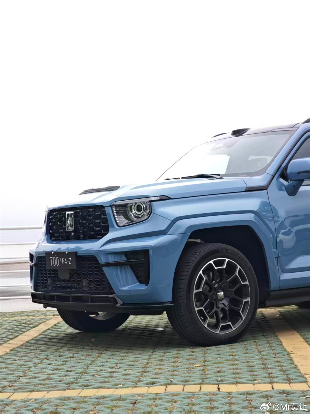 是因为这个颜色的质感吗？前所未有的帅！有没有？坦克700