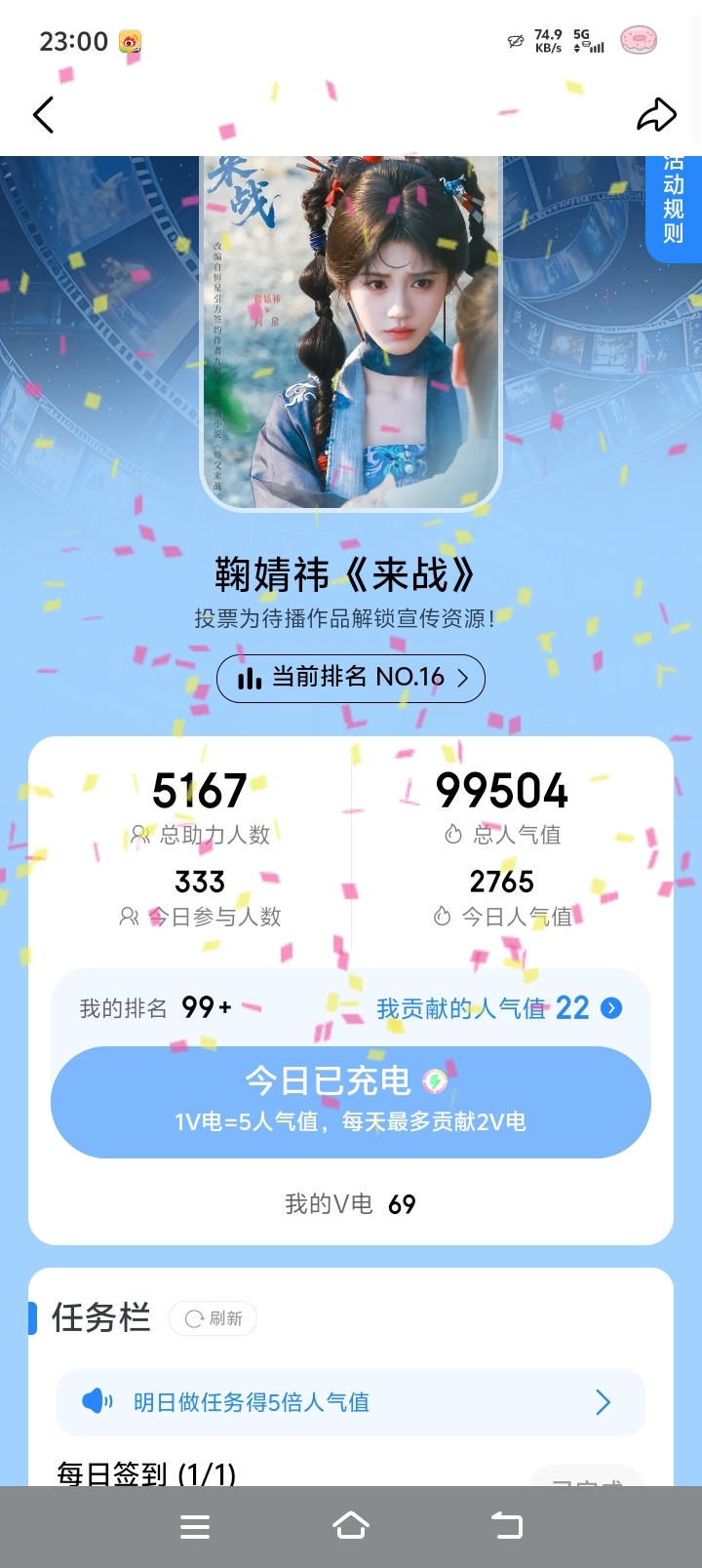 鞠婧祎姜黎非 jjy鞠婧祎千香【7.17】投🎫  专栏 · 姜屿祎🌧️的日常