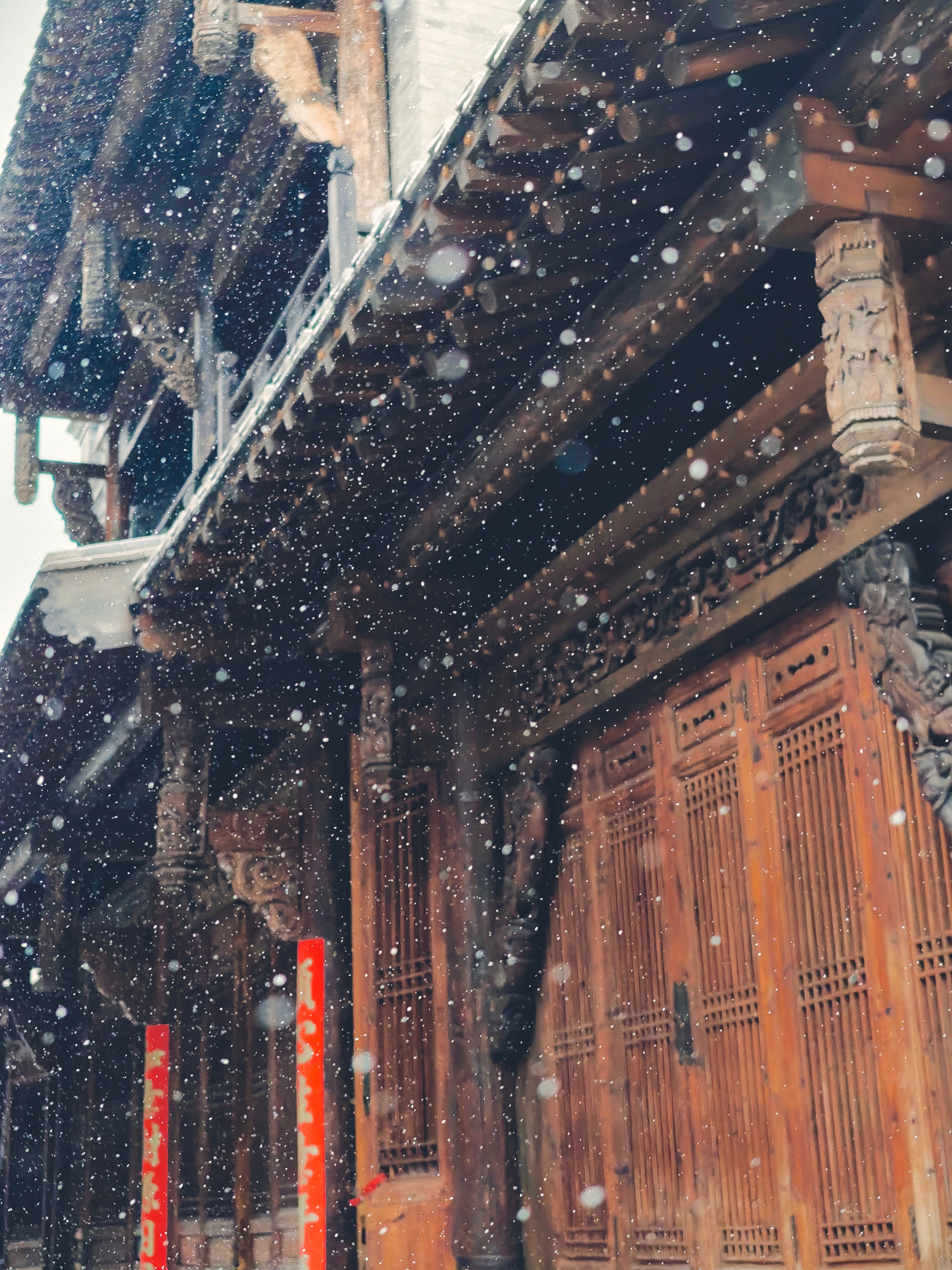 2025冬天的第一场雪，大家都踩上了吗幸亏上周末换了雪地胎，不然今天真的出溜滑了