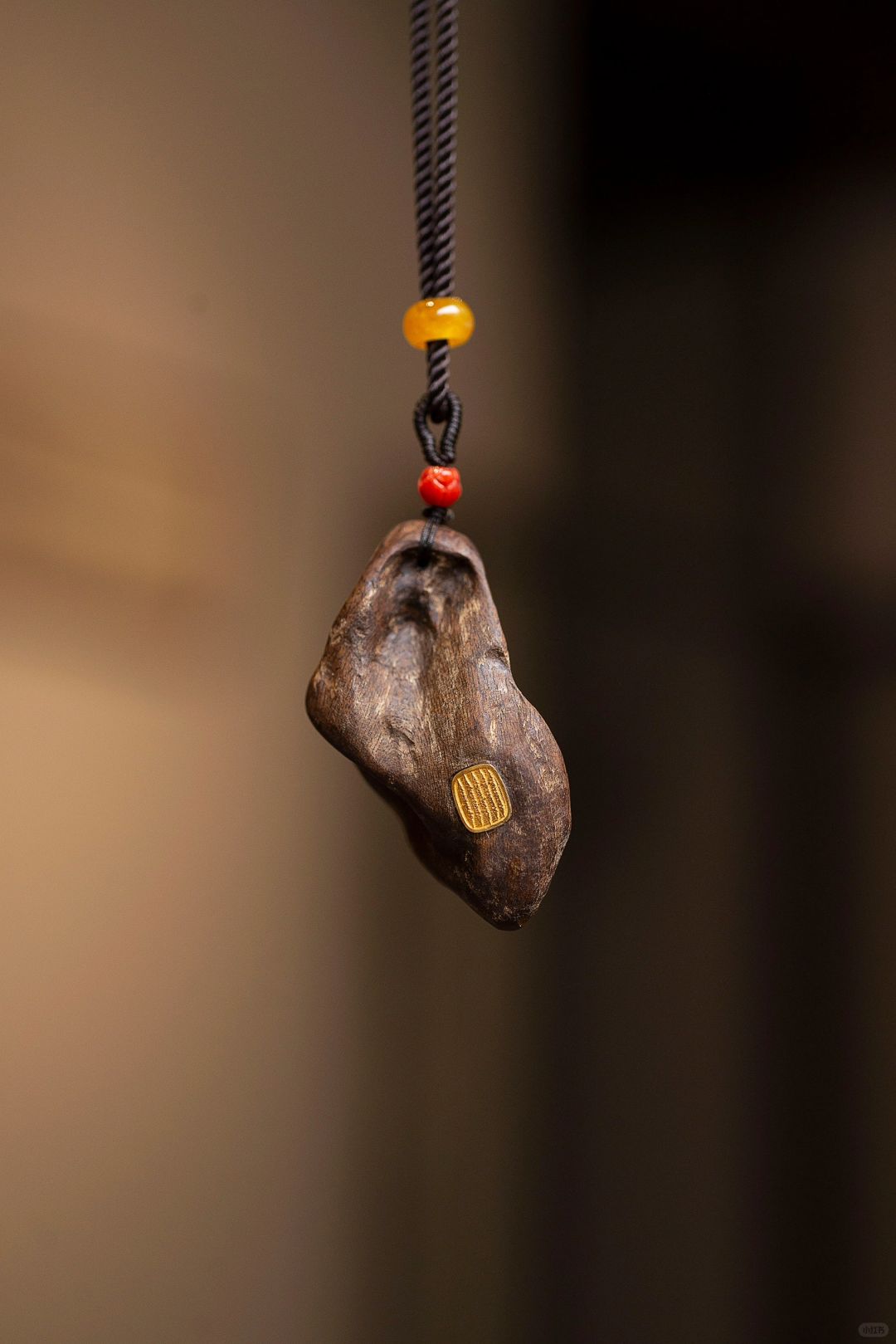 沉香吊坠🐲年备戴【五条经文】随型吊坠