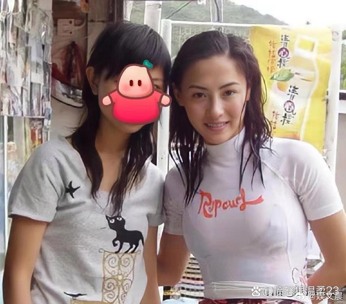 张柏芝早年的素颜旧照，干净又灵动，满是少女的清纯与娇憨，美得毫无攻击性。 