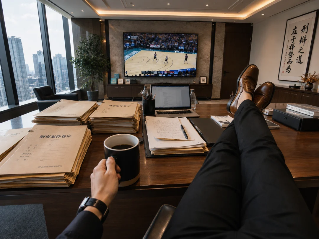 刑辩律师，头衔是常规赛，实战才是季后赛🏀