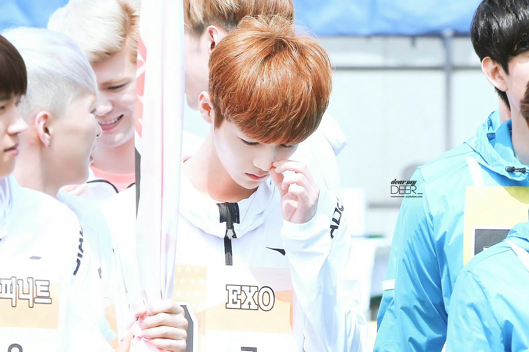 挑战如何看到鹿晗这张图不被萌到？嗯、挑战失败