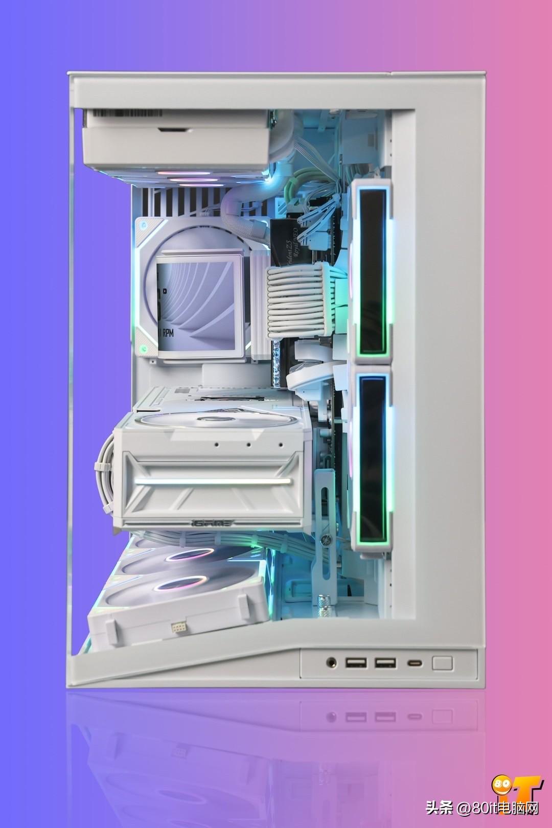【联力包豪斯-O11D MINI V2纯白方案】兄弟们你们喜欢这个效果嘛，联力包