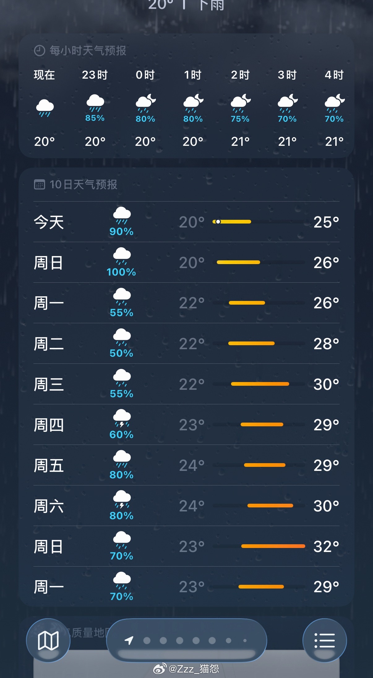 开始梅雨季了 