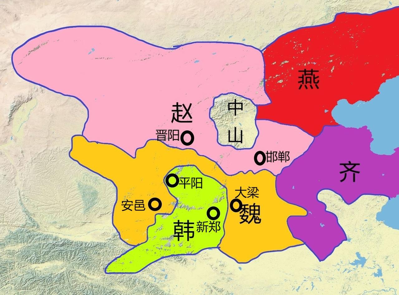 周威烈王二十三年（前403年），周威烈王分封晋国的韩、赵、魏三家为诸侯，这就是三