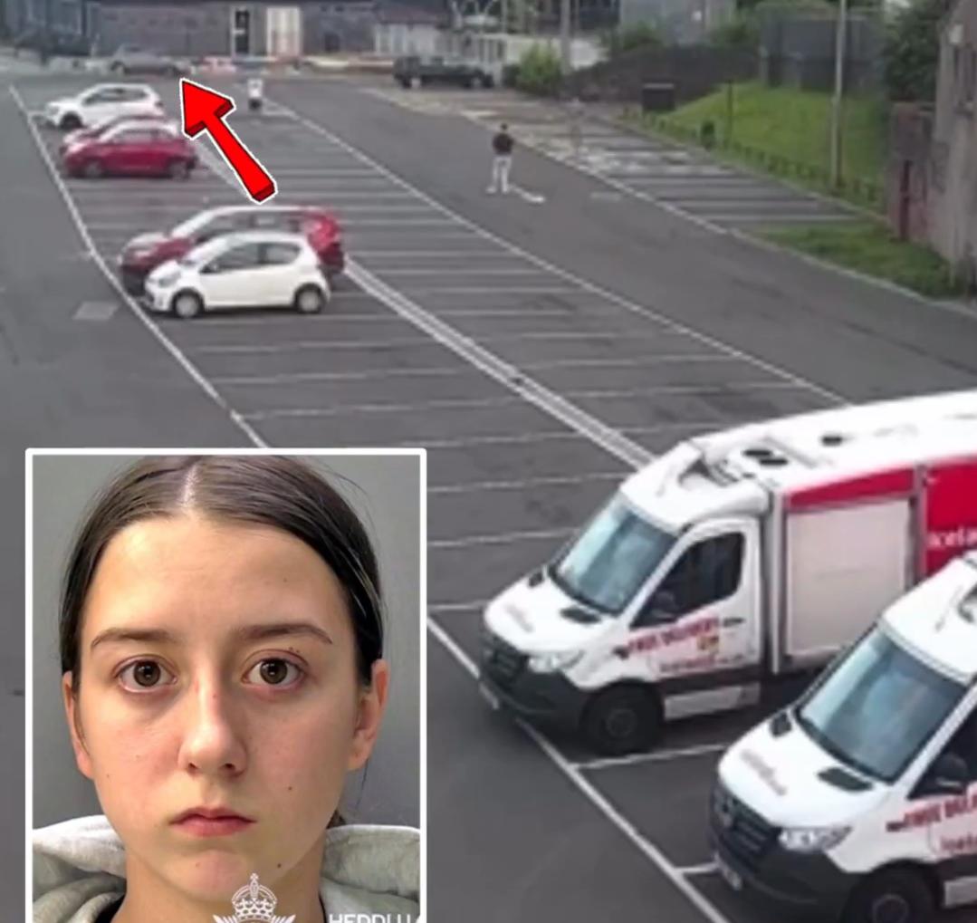 一名女子（Lexi Dyas）驾驶菲亚特500轿车在南威尔士撞倒一名正在和朋友打