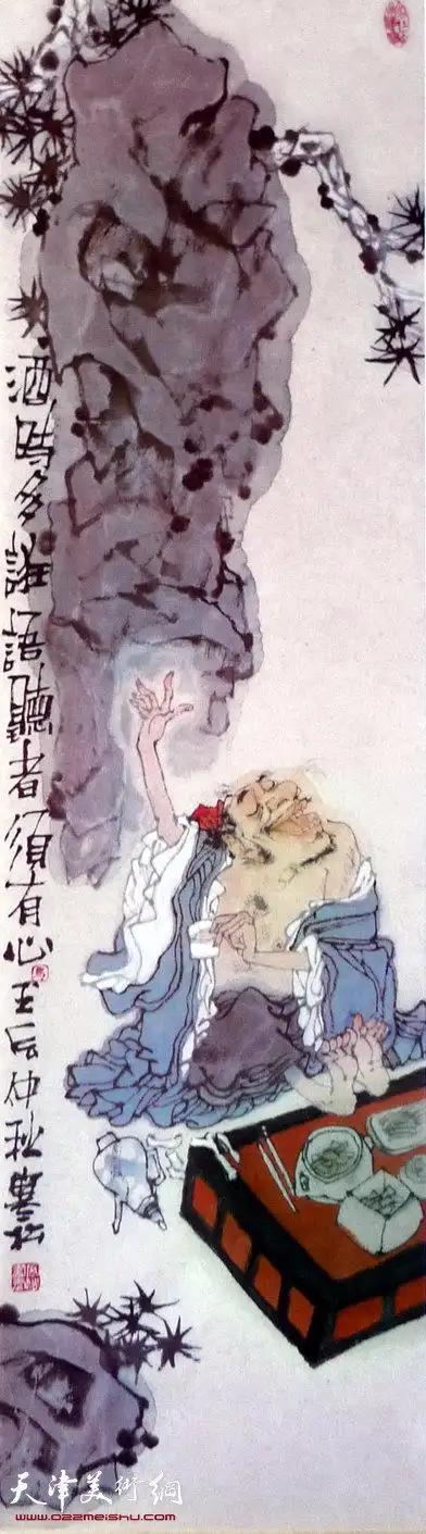 上联：酒酣可跳无名舞
下联：[比心]

网络图片/诚谢侵删