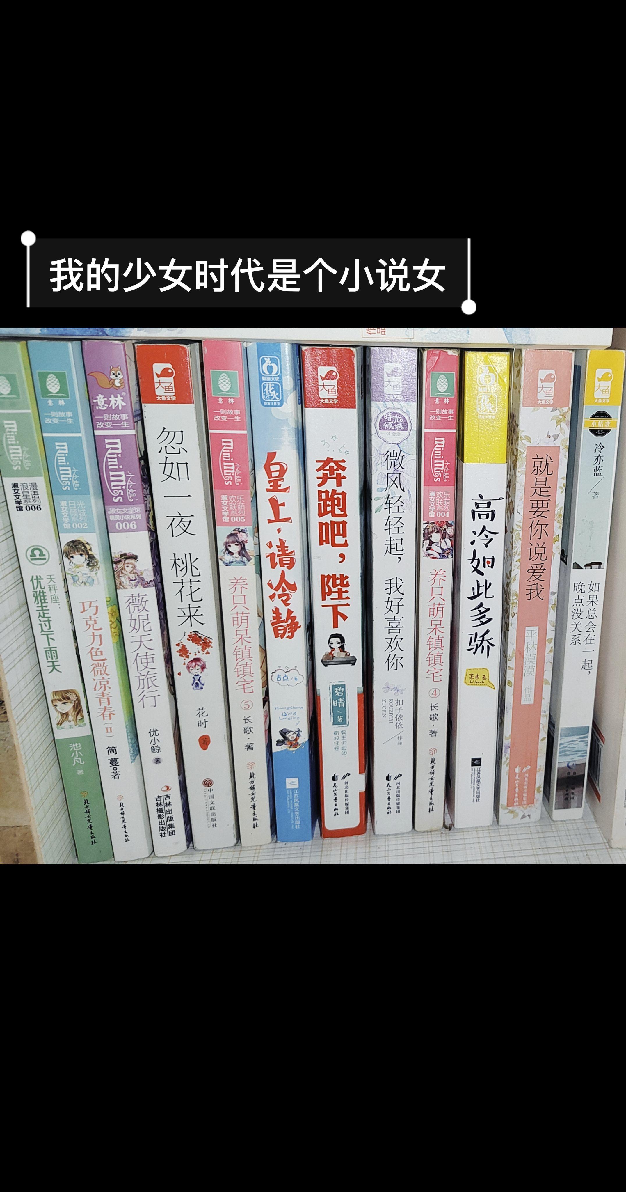 我的少女时代是个小说女。