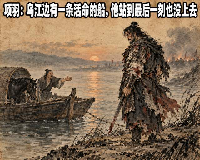 项羽-乌江边有一条活命的船，他站到最后一刻也没上去
