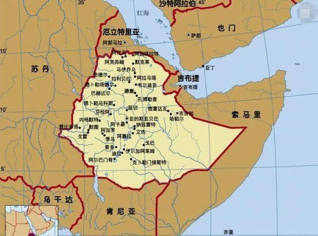 没海岸线，还搞海军？埃塞俄比亚这波操作，真把人看傻了！

1993年，邻省独立，