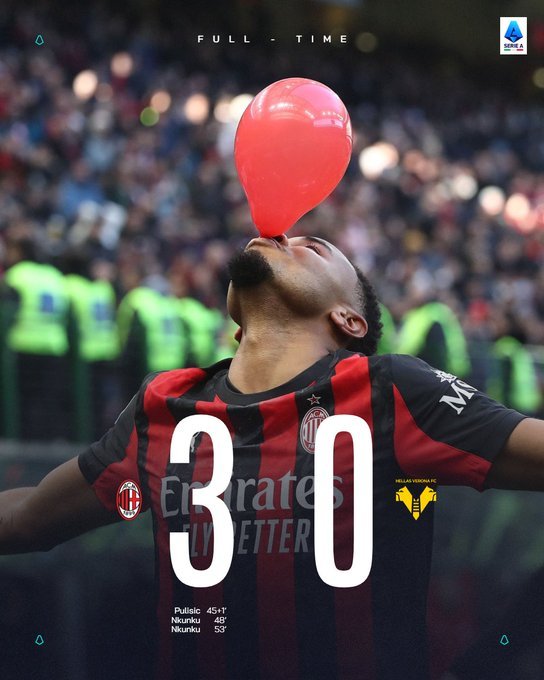 【AC米兰3比0维罗纳 】这场比赛比分看着挺大，但是也并不是想象中那么轻松，从赛