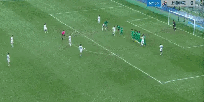 中超-国安1-1申花 张玉宁3轮3球陈晋一任意球世界波3月21日15:30，20