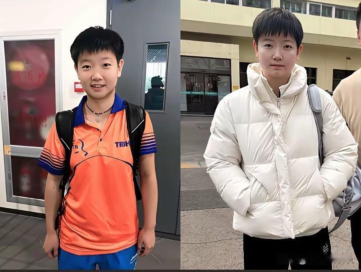 好奇怪，孙颖莎没有一点变化！
    孙颖莎怎么就没有变化呢？一样的眉眼，一样的