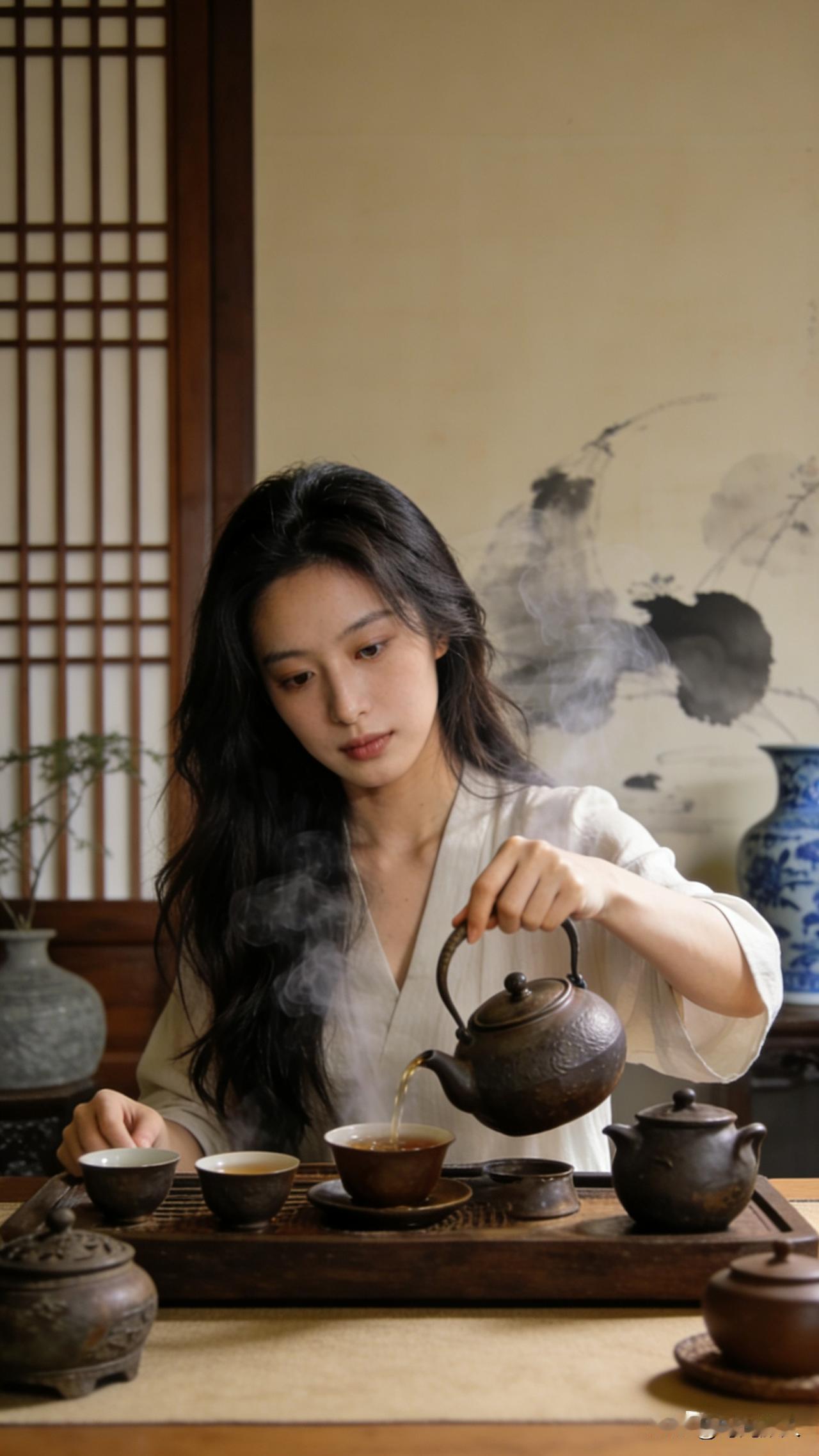 国风对联爱好者集合！这上联我压箱底的，不信有人能对出绝配[泪奔]
上联：茶煮时光