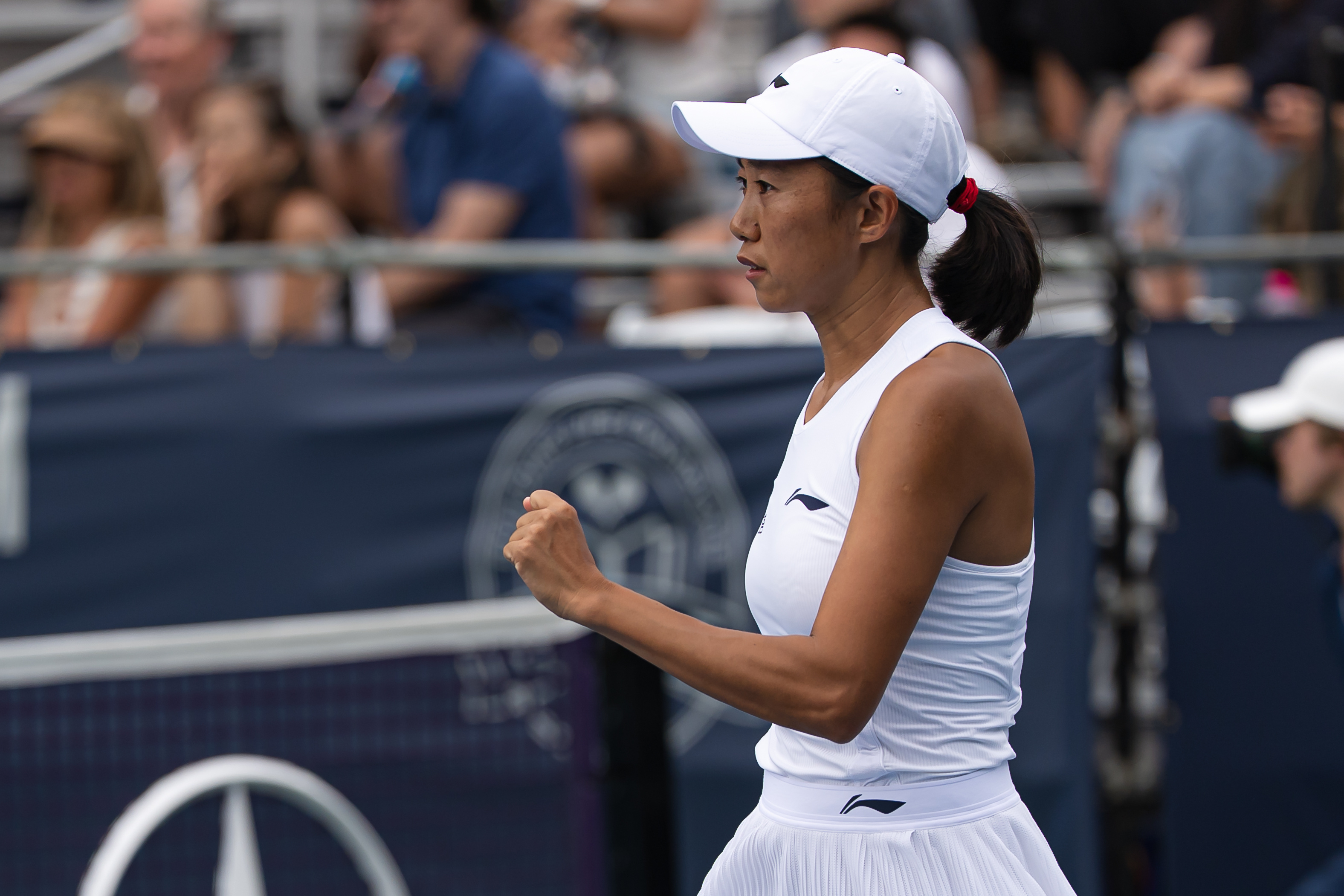 #张帅多伦多赛开门红# WTA1000多伦多站首轮，6-4、6-1击败普丁塞娃，