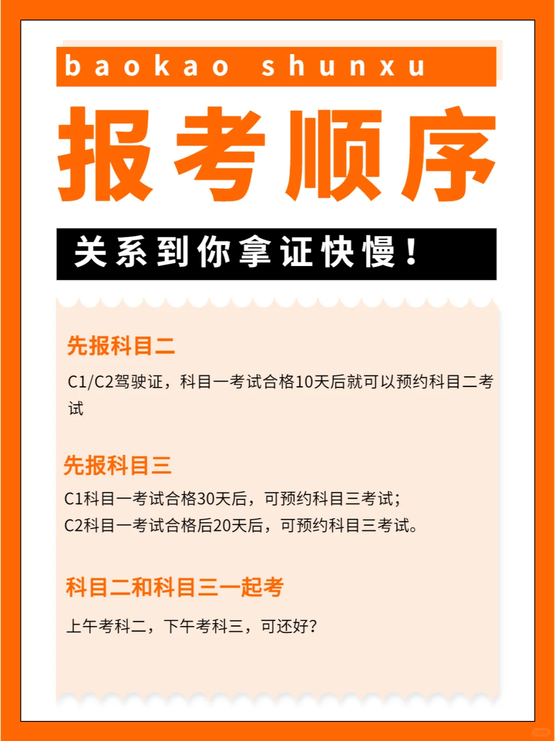 先考科二还是科三？这关系到你拿证快慢！