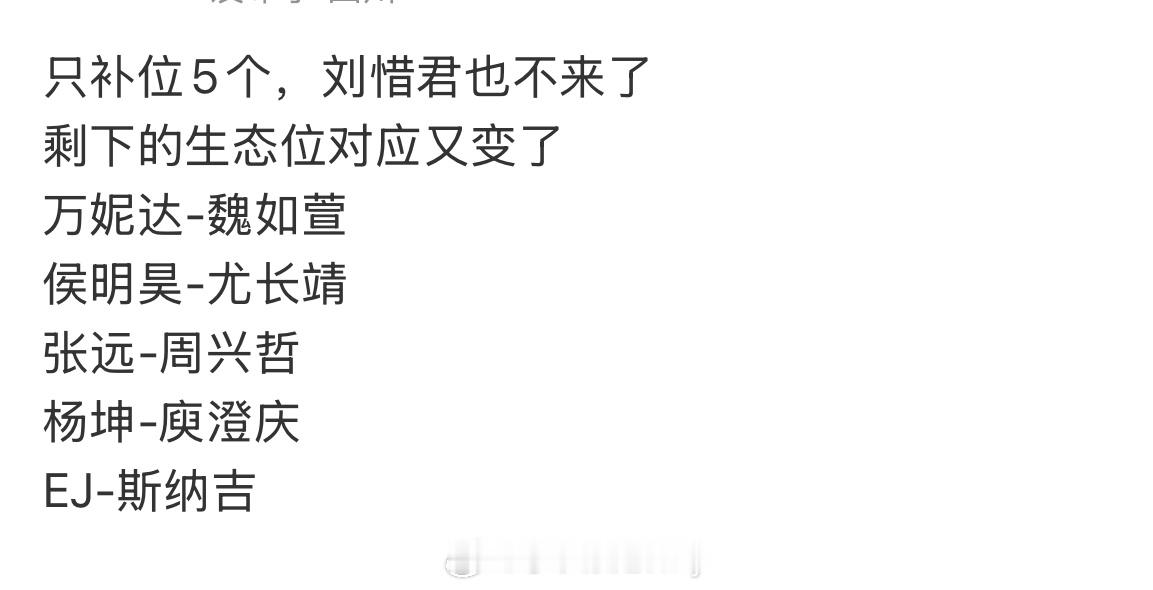 网传第五期歌手补位名单 歌手第五期补位歌手名单侯明昊、杨坤、万妮达、张远、Ell