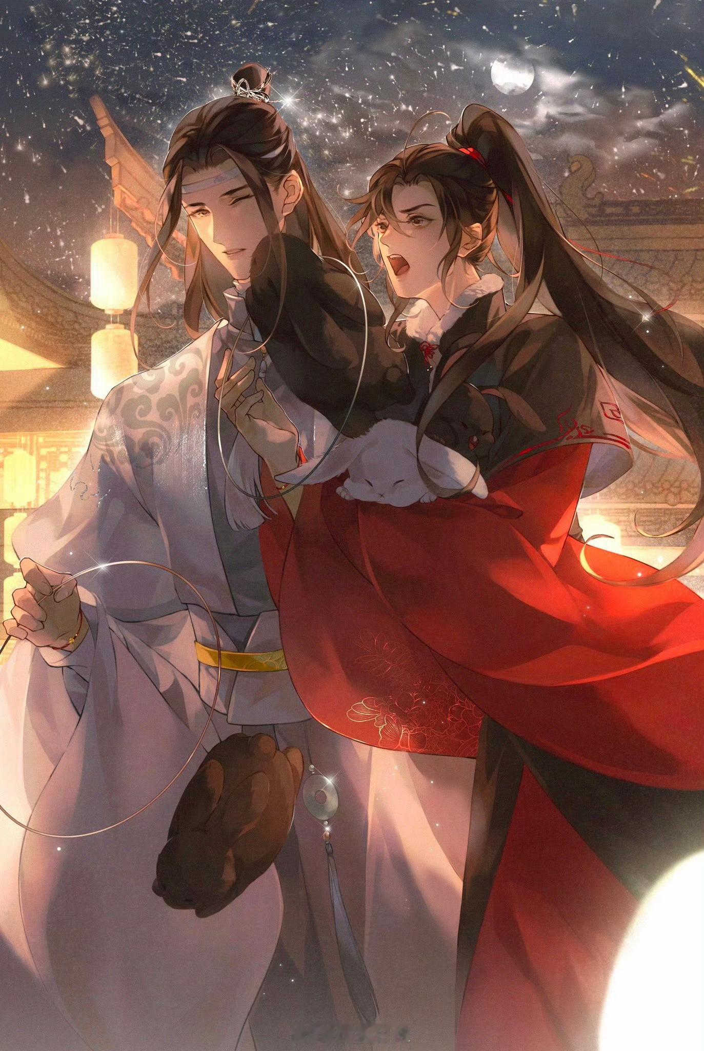魔道祖师忘羡魔道祖师 “不许亲！蓝湛是我的！”Cr：狸半仙儿 