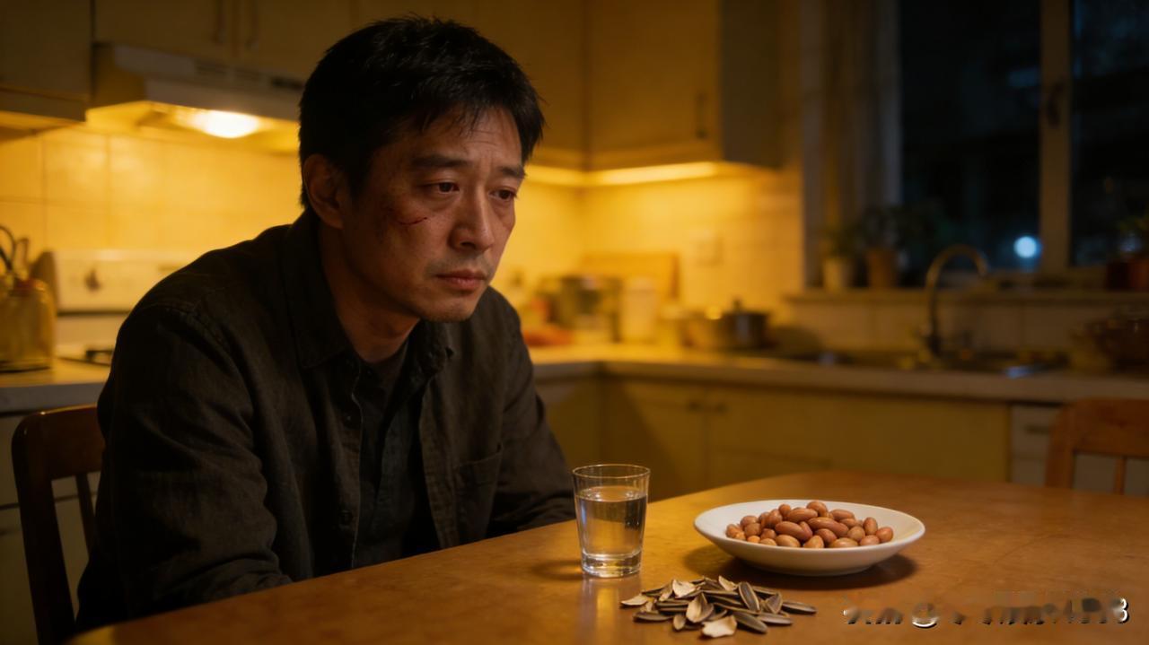 这也是被生活碾碎的细碎情绪吧？每天凌晨一点，厨房总会传来玻璃杯轻碰桌面的声音。我